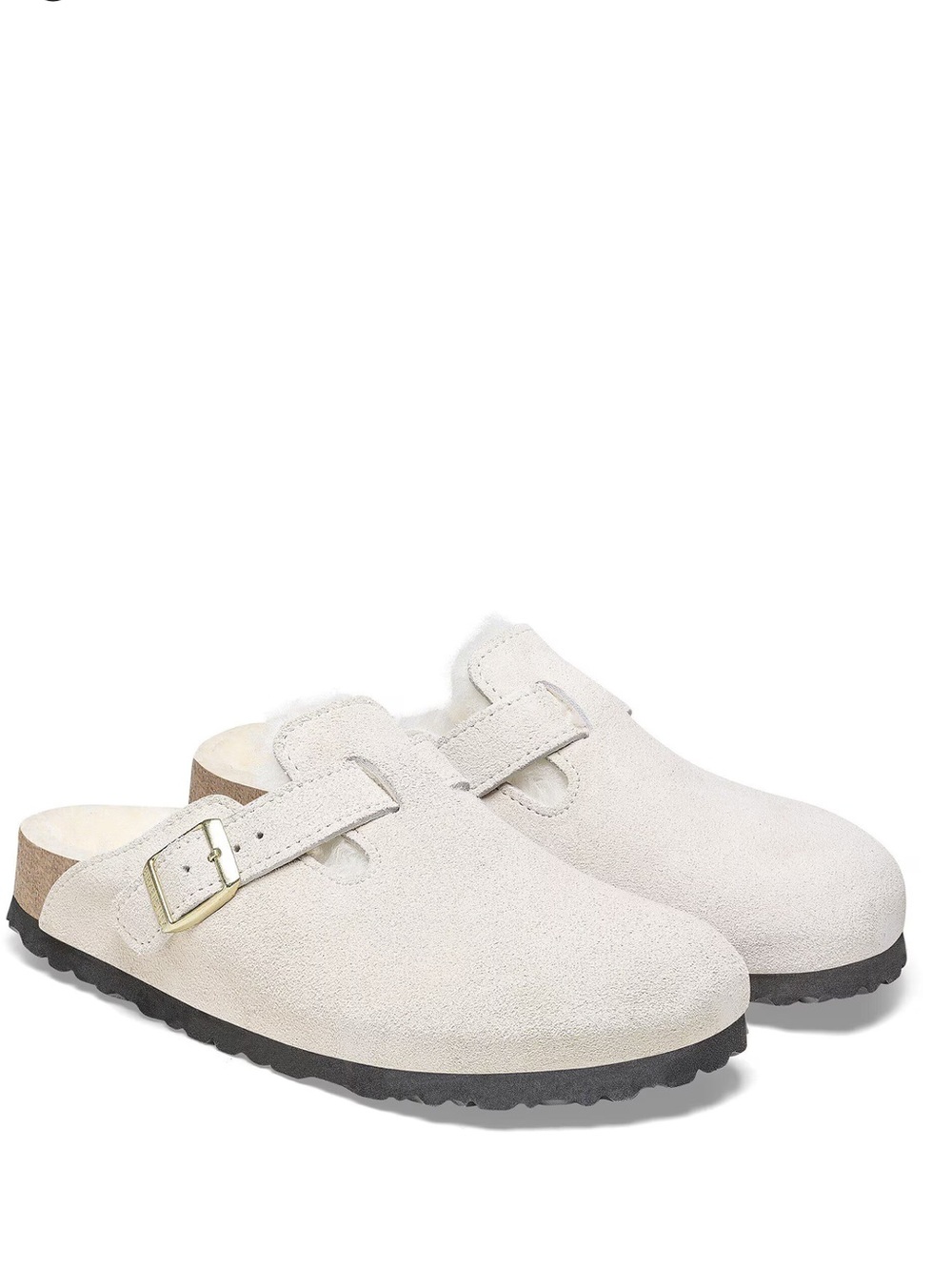 BIRKENSTOCK Boston Shearling Color: Antique White size 40 US 9-9.5 gently used